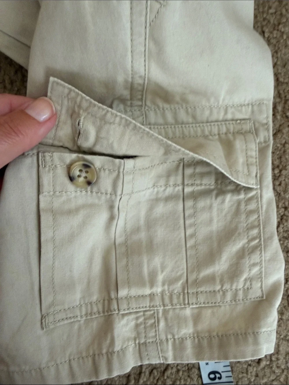 NWT 4T Ralph Lauren Polo Jeans Khaki Cargo Shorts